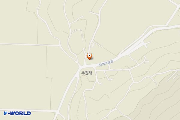 상촌마을 다목적광장 위치 지도 — 경상남도 산청군 금서면 자혜리 573-32