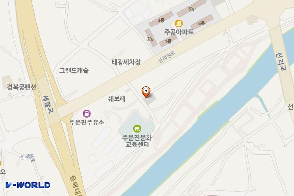 주문진문화교육센터(강릉) 위치 지도 — 강원특별자치도 강릉시 주문진읍 신리대동길 25