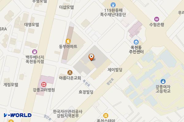 동부시장 공영주차장(강릉) 위치 지도 — 강원특별자치도 강릉시 동부시장3길 23