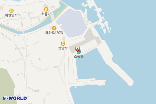 소돌 아들바위공원주차장(강릉) 위치 지도 — 강원특별자치도 강릉시 주문진읍 해안로 1960