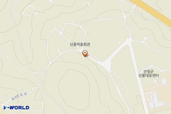 신풍마을 입구 위치 지도 — 경상남도 산청군 금서면 매촌리 468-2