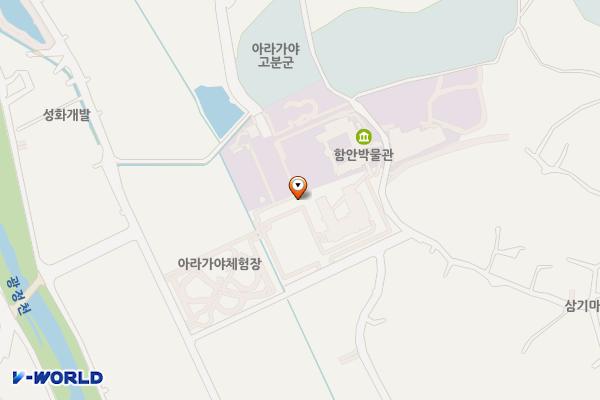 함안박물관 위치 지도 — 경상남도 함안군 가야읍 고분길 153-31