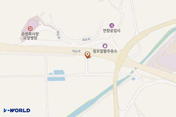 해룡카풀주차장(순천) 위치 지도 — 전남광주통합특별시 순천시 해룡면 여순로 1574