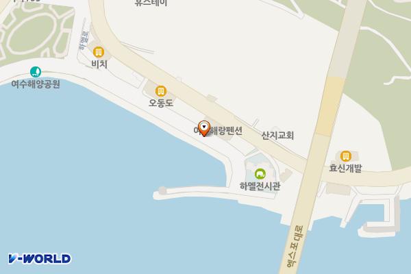 종화동물양장(여수) 위치 지도 — 전남광주통합특별시 여수시 하멜로 96