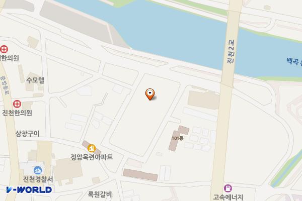 진천문화예술회관 위치 지도 — 충청북도 진천군 진천읍 남산10길 21