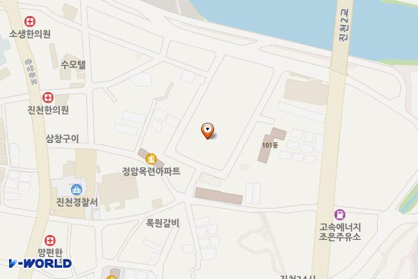 진천복합커뮤니티센터 위치 지도 — 충청북도 진천군 진천읍 읍내리 120-11