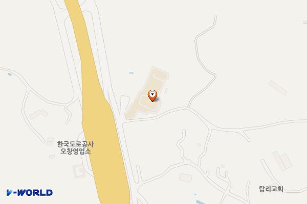 충청북도경찰청 고속도로 순찰대(청주) 위치 지도 — 충청북도 청주시 청원구 오창읍 탑리1길 60