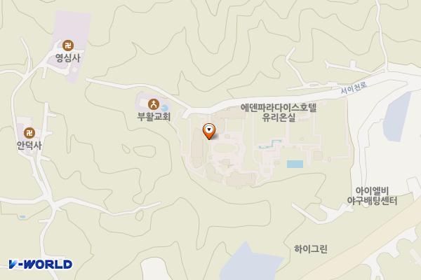 에덴파라다이스호텔(이천) 위치 지도 — 경기도 이천시 마장면 서이천로 449-79