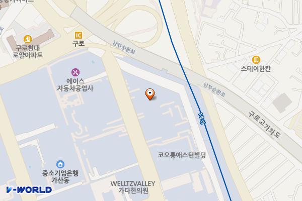 에이스하이엔드5차(금천) 위치 지도 — 서울특별시 금천구 가산디지털1로 226