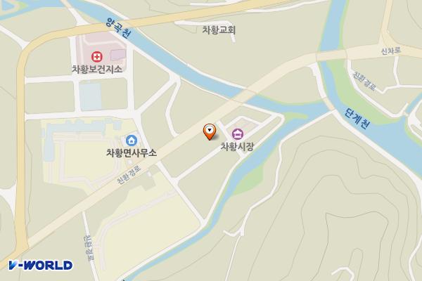 차황면시장주차장 위치 지도 — 경상남도 산청군 차황면 부리 328-2