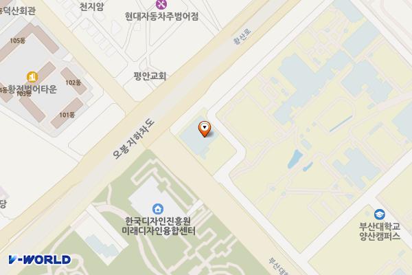 부산대학교 양산캠퍼스 위치 지도 — 경상남도 양산시 물금읍 부산대학로 49