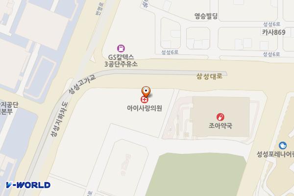 마치에비뉴3차(천안) 위치 지도 — 충청남도 천안시 서북구 한들1로 184