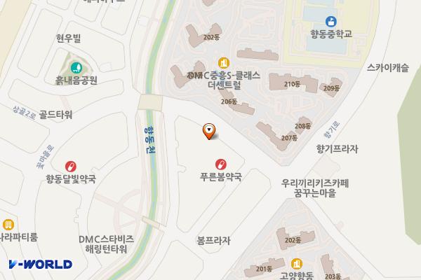 한일미디어타워(고양) 위치 지도 — 경기도 고양시 덕양구 꽃마을로 66