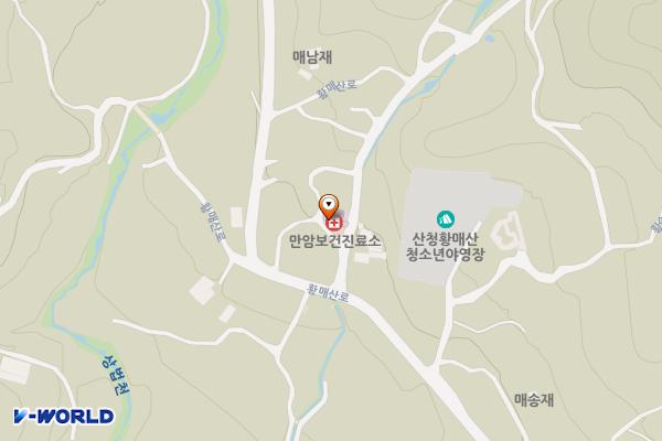 만암보건진료소 위치 지도 — 경상남도 산청군 차황면 황매산로1138번길 5