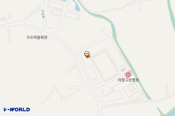 경상남도경찰청 경찰특공대(의령) 위치 지도 — 경상남도 의령군 용덕면 소상로 318-9