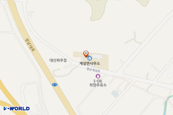 계성면사무소(창녕) 위치 지도 — 경상남도 창녕군 계성면 영산계성로 256