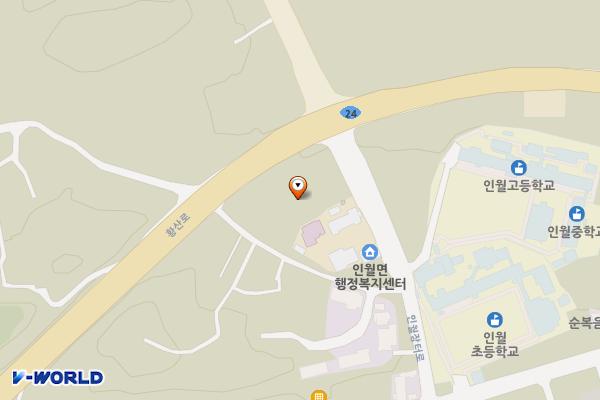 인월면 행정복지센터(남원) 위치 지도 — 전북특별자치도 남원시 인월면 황산로 1804