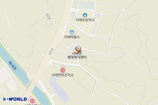 사매면 행정복지센터(남원) 위치 지도 — 전북특별자치도 남원시 사매면 오신1길 9-4