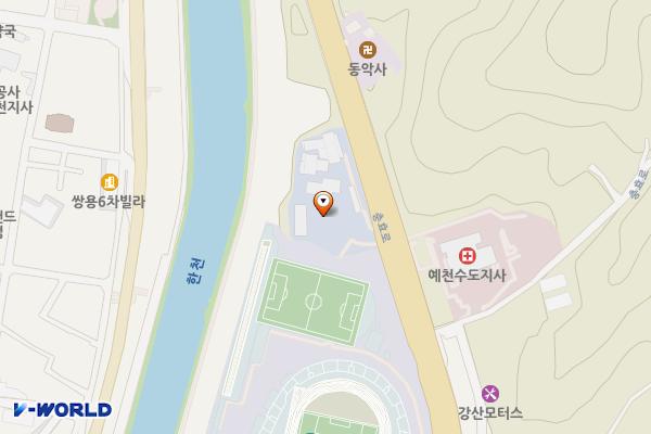 예천군 농업기술센터 위치 지도 — 경상북도 예천군 예천읍 충효로 433