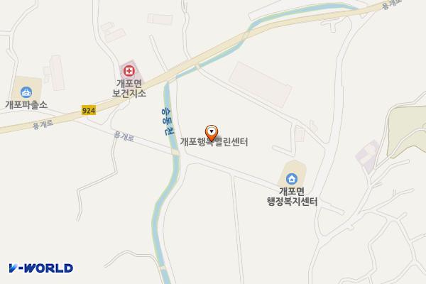 개포면 행복열린센터(예천) 위치 지도 — 경상북도 예천군 개포면 신음리길 28-22