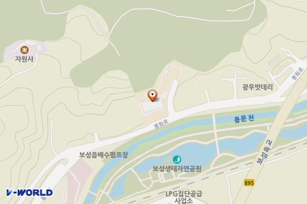 한국농어촌공사 보성지사 위치 지도 — 전남광주통합특별시 보성군 보성읍 봉화로 183