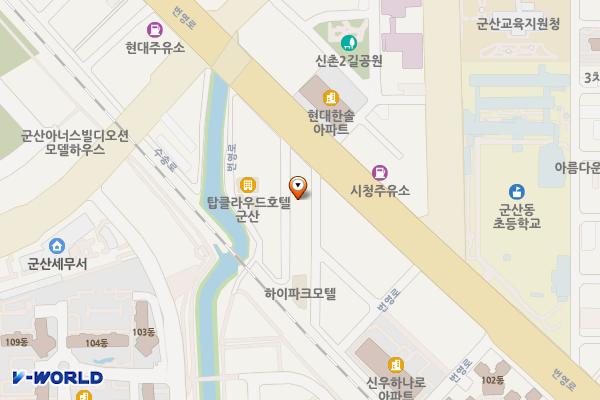 군산농협하나로마트 위치 지도 — 전북특별자치도 군산시 번영로 162