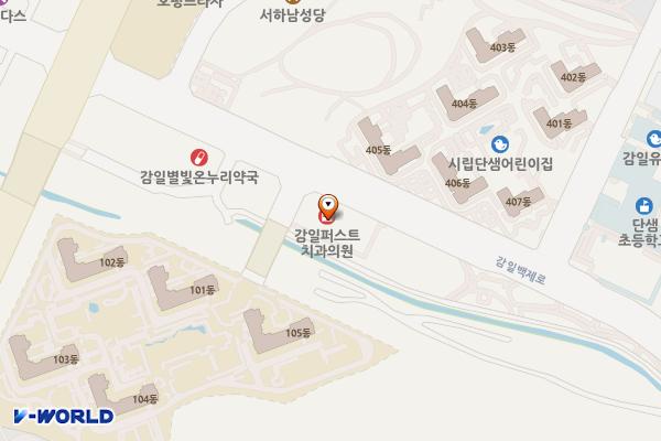 월드퍼스티(하남) 위치 지도 — 경기도 하남시 감일백제로 161