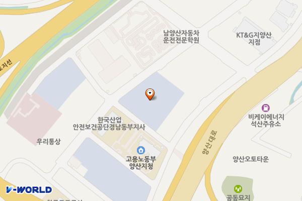 형지 양산물류센터 위치 지도 — 경상남도 양산시 동면 남양산1길 46