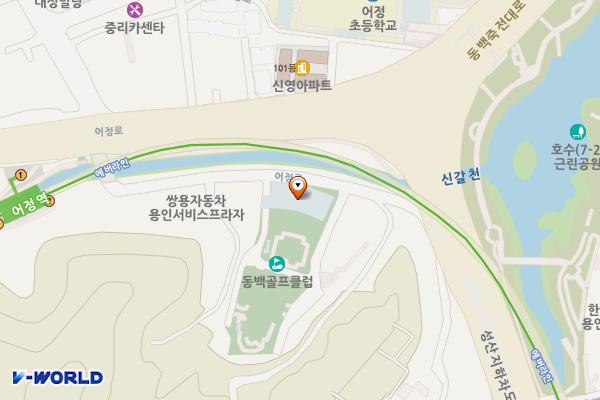 스윙쉐프동백(용인) 위치 지도 — 경기도 용인시 기흥구 어정로 134-24