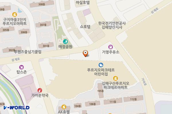 다이아몬드빌딩(김해) 위치 지도 — 경상남도 김해시 삼계로 52