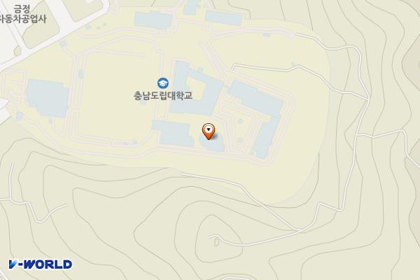 충남도립대학교(청양) 위치 지도 — 충청남도 청양군 청양읍 학사길 55