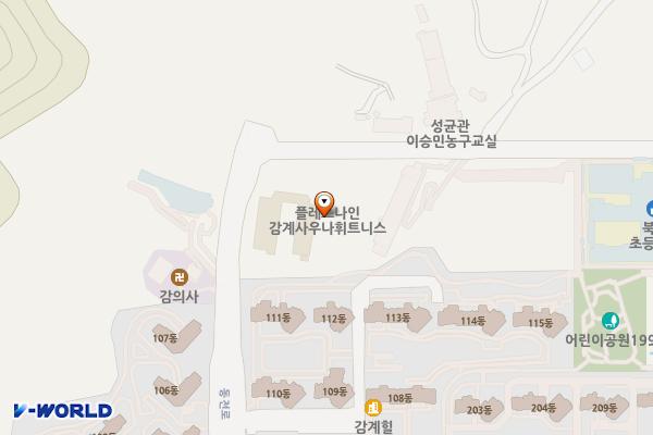 플래츠나인(창원) 위치 지도 — 경상남도 창원시 의창구 북면 동전로110번길 8