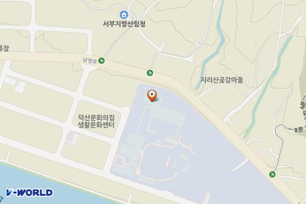 한국선비문화연구원 위치 지도 — 경상남도 산청군 시천면 남명로240번길 33