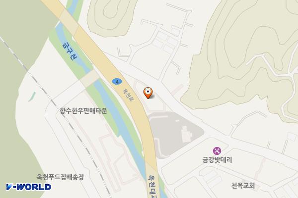 옥천시외버스터미널 공영주차장 위치 지도 — 충청북도 옥천군 옥천읍 삼양로 5