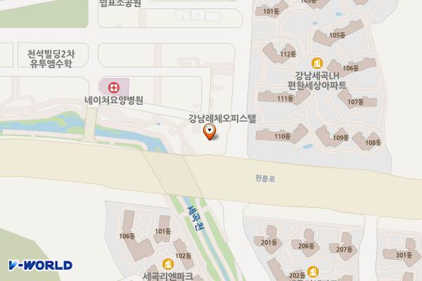 강남리더스프라자 위치 지도 — 서울특별시 강남구 헌릉로 569