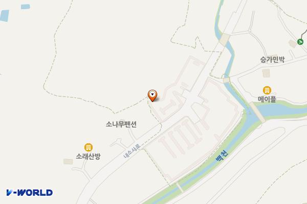 변산반도국립공원 내소2주차장(부안) 위치 지도 — 전북특별자치도 부안군 진서면 내소사로 159