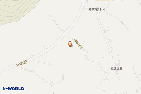 한려해상국립공원 덕신야영장(남해) 위치 지도 — 경상남도 남해군 설천면 남해대로 4110-9