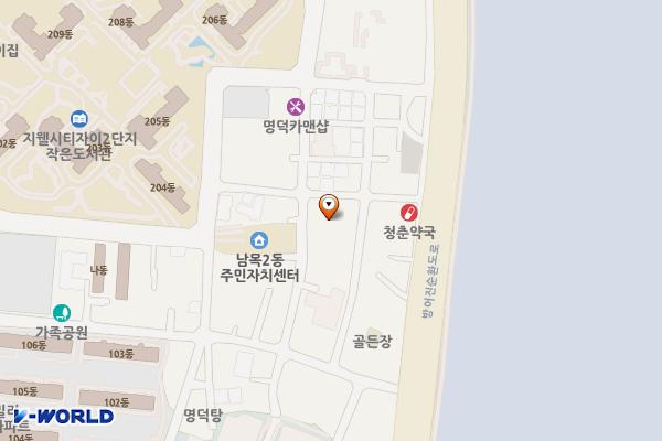 명덕마을복합문화광장(울산) 위치 지도 — 울산광역시 동구 명덕6길 38
