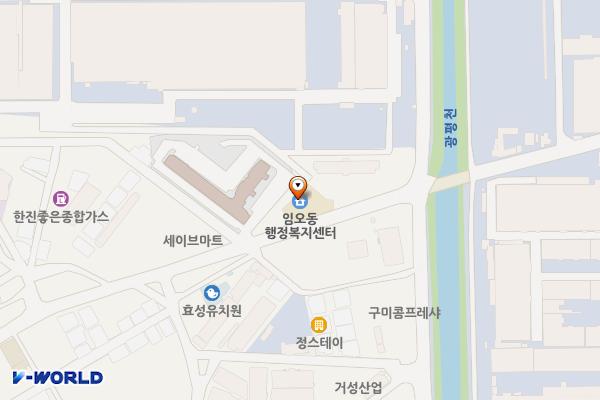 임오동 행정복지센터(구미) 위치 지도 — 경상북도 구미시 임은길 61