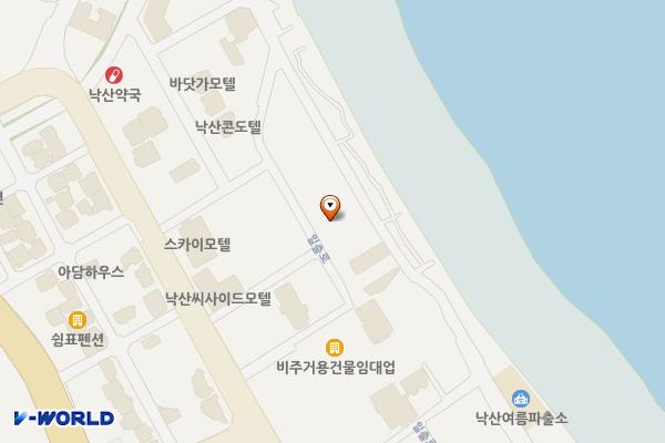 세인트 더스위트 양양 위치 지도 — 강원특별자치도 양양군 강현면 일출로 31-20
