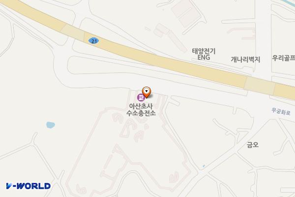 아산여객 아산시 복합공영차고지 위치 지도 — 충청남도 아산시 무궁화로 52-26