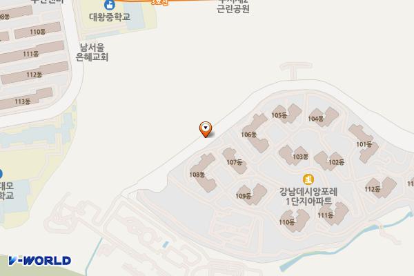 EBS010 위치 지도 — 서울특별시 강남구 광평로34길 55