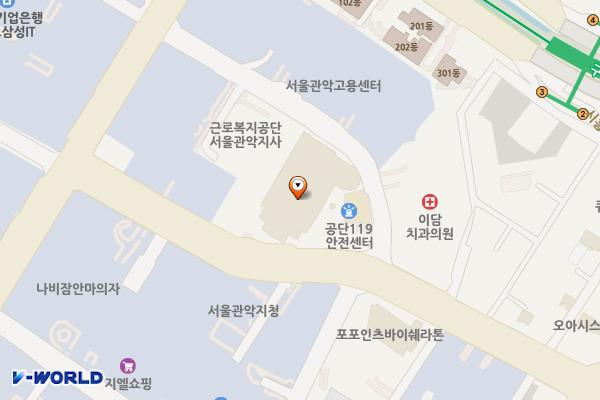 서울시 이마트(구로점) 위치 지도 — 서울특별시 구로구 디지털로32길 43