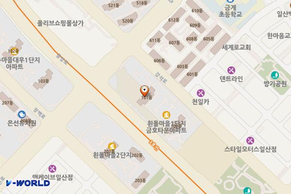 고양시 이마트(일산점) 위치 지도 — 경기도 고양시 일산동구 중앙로 1124