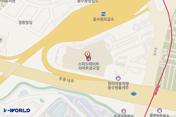 수원시 이마트(광교점) 위치 지도 — 경기도 수원시 영통구 광교로 191
