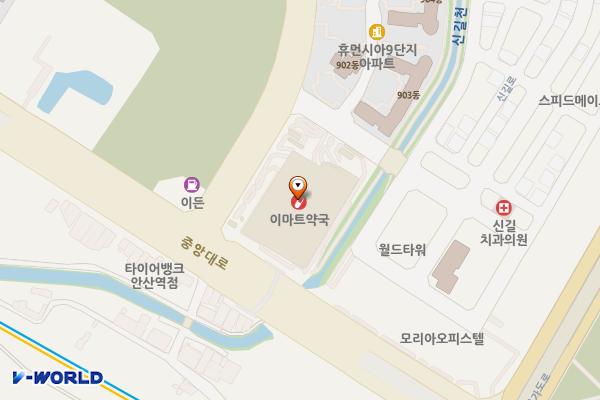 안산시 이마트TR(안산점) 위치 지도 — 경기도 안산시 단원구 중앙대로 397
