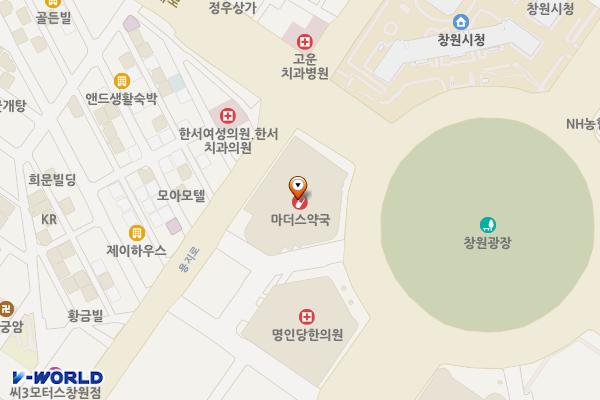 창원시 이마트(창원점) 위치 지도 — 경상남도 창원시 성산구 원이대로 608