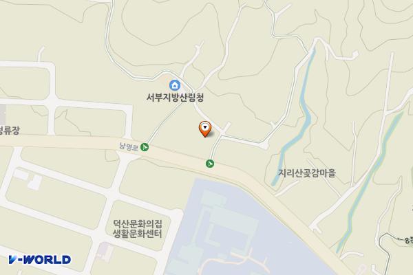 양당마을회관 주차장 위치 지도 — 경상남도 산청군 시천면 사리 676