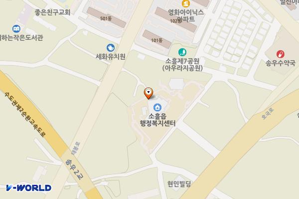 경기 포천시 소흘읍행정복지센터 위치 지도 — 경기도 포천시 소흘읍 호국로 567