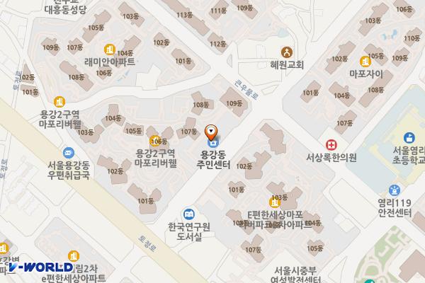 서울시 용강동 주민센터 위치 지도 — 서울특별시 마포구 토정로31길 31